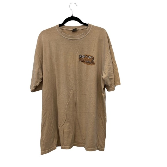 Crazy Shirt‎ T-Shirt "Beer-i-os" Mens Size XXL Brown Graphic - Picture 1 of 5